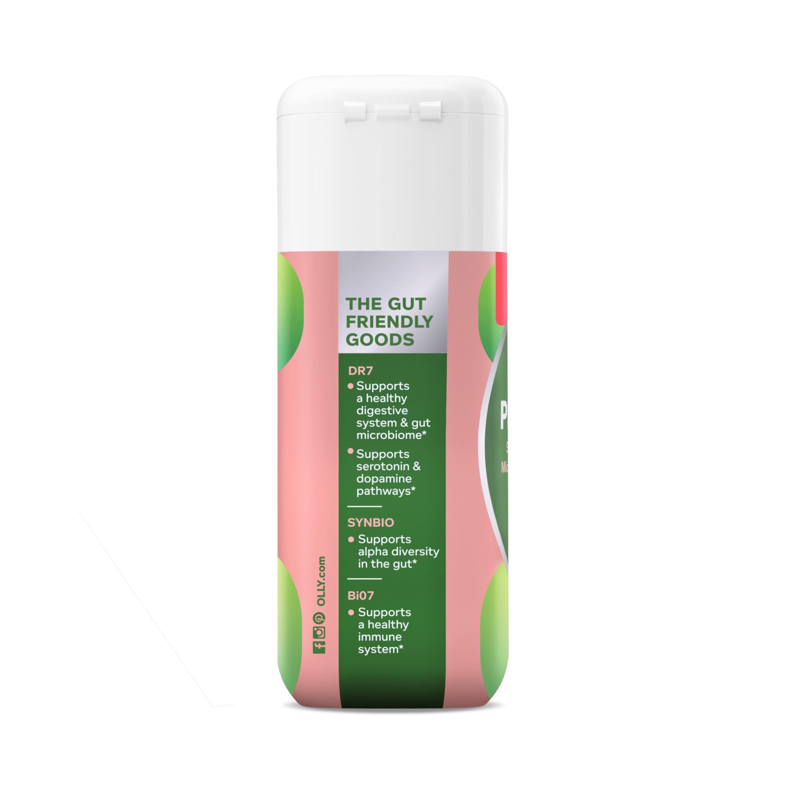 OLLY Big 10 Probiotic, Supports a Healthy Gut Microbiome,* 10 Billion CFUs, 30 Day Supply - 30 Count OLLYAu supplements
