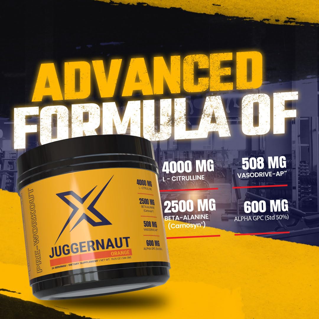 Juggernaut X Pre-Workout Supplement (Watermelon) - Boosts Strength, Endurance, Focus Infinite LabsAu supplements