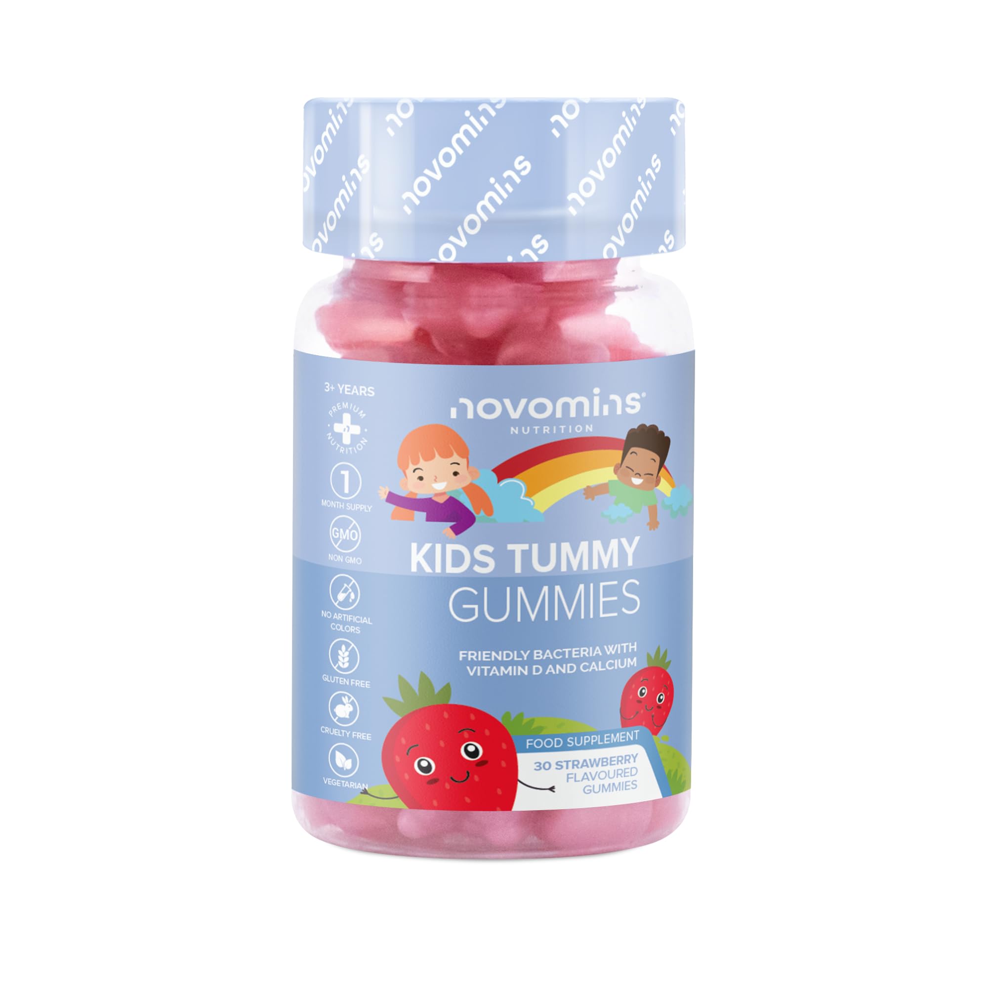 Kids Probiotic Gummies – Probiotics for Children – Kids Kind Tummy Gummies novominsUS supplements