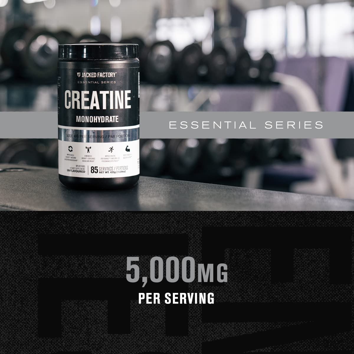 Nitrosurge Pre-Workout & Creatine Monohydrate - Pre Workout Powder With Creatine Jacked FactoryUS supplements