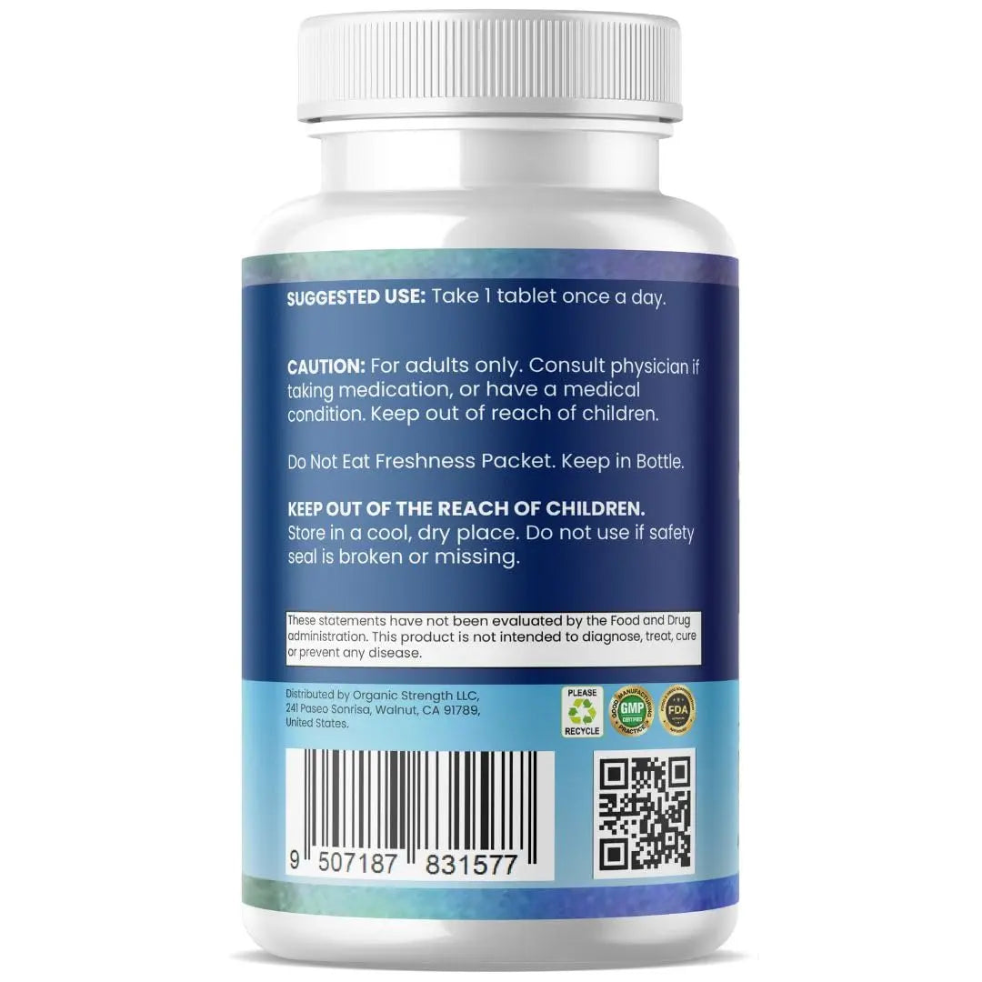 Organic Strength Daily Men's Multivitamins - Multivitamin for Men & Multimineral Supplement for Enhanced Energy Organic StrengthAu supplements