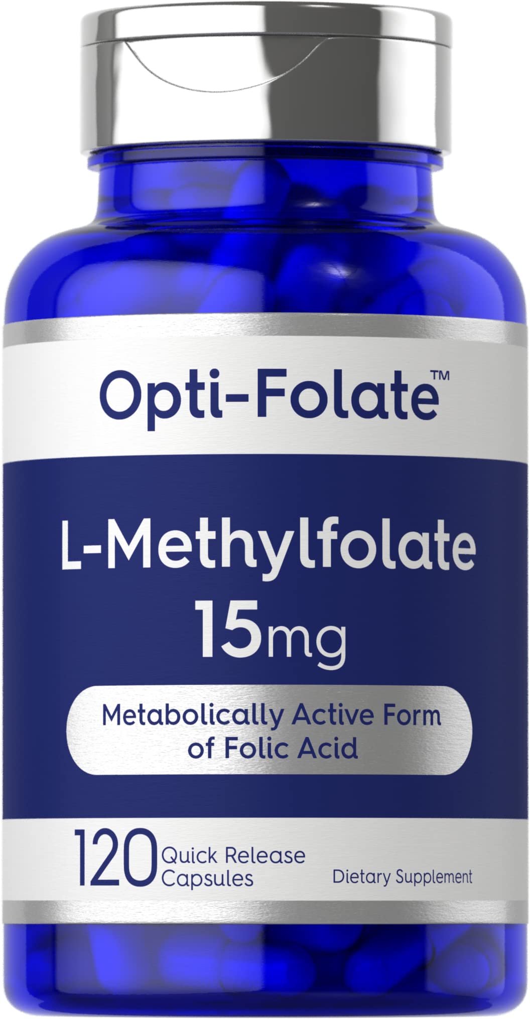 Carlyle L Methylfolate 15mg | 120 Capsules | Value Size | Max Potency | Optimized CarlyleUS supplements
