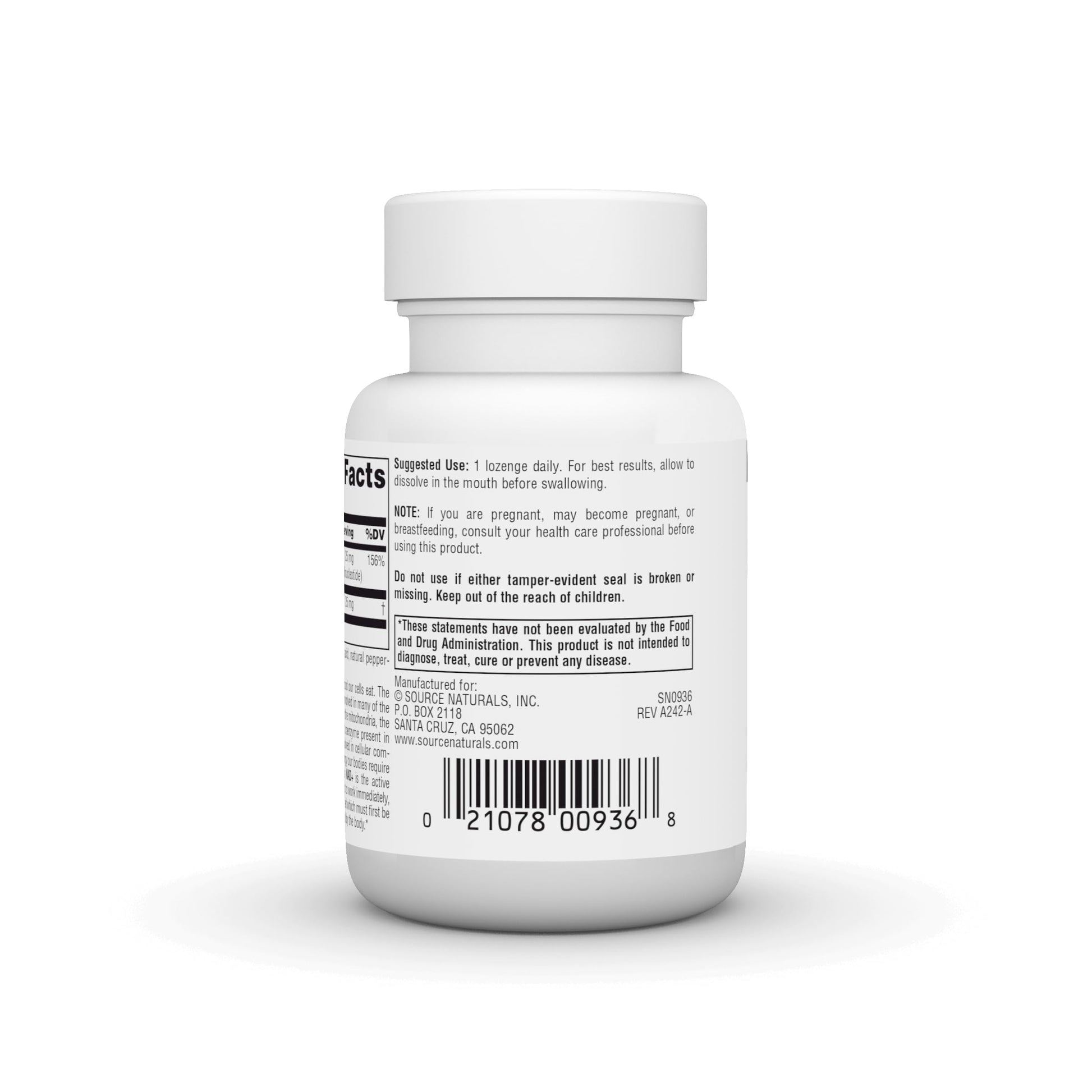 Source Naturals NAD+, Coenzymated B-3, Supports Cellular Energy*, 25 mg - 30 Lozenges Source NaturalsAu supplements
