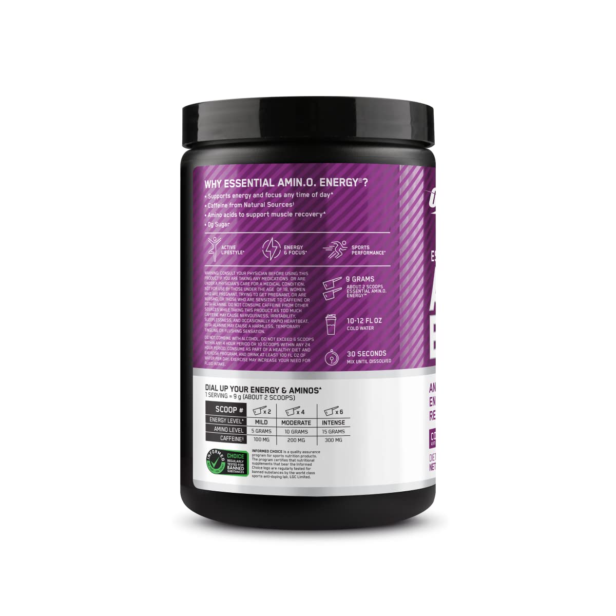 Optimum Nutrition Amino Energy - Pre Workout with Green Tea, BCAA, Amino Acids Optimum NutritionUS supplements