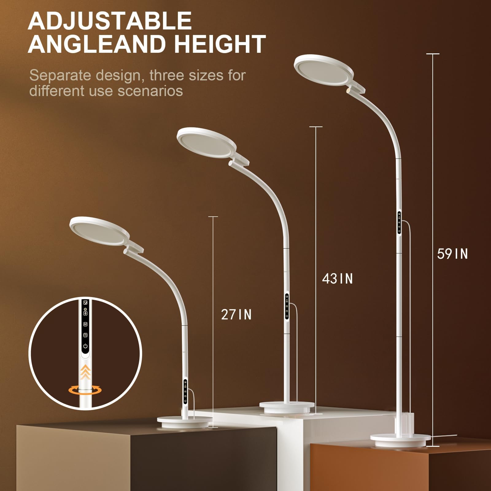 Sunlamlux Light Therapy Lamp, UV-Free Sun Light Therapy Lamp, 10000 Lux Floor Lamp SunlamluxAu supplements