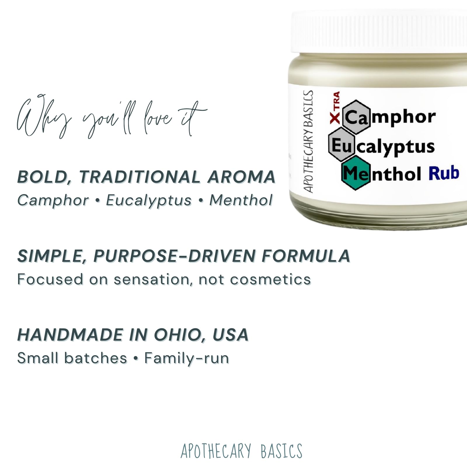 Camphor+Eucalyptus+Menthol Xtra Rub – Handmade with Menthol, Camphor & Eucalyptus – Soothing & Refreshing – 2.5 fl oz IEG StoreAu supplements