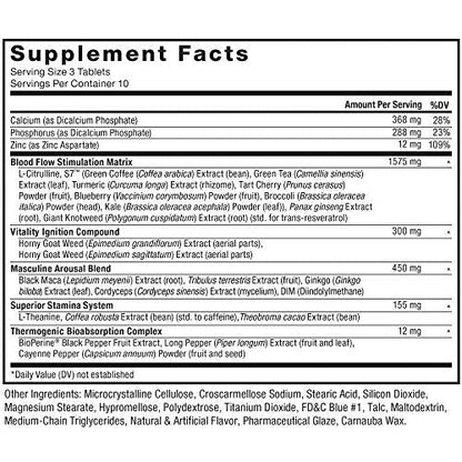 FORCE FACTOR Score! XXL, 3-Pack, Nitric Oxide Booster Supplement for Men with L Force FactorUS supplements