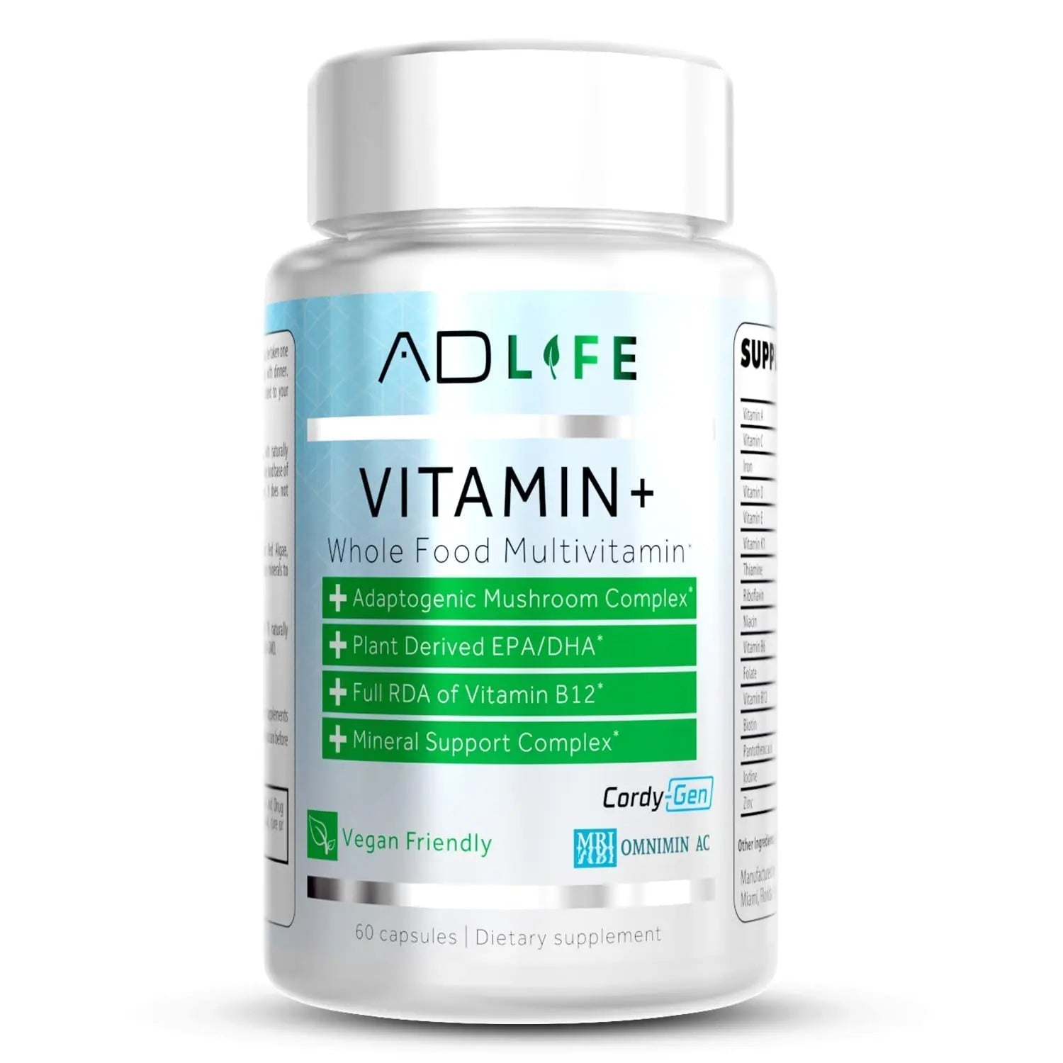 Project AD Vitamin+ Multimineral Multivitamin Supplement Complete Antioxidant, Energy & Immune Support. (60 Servings) PROJECT AD LLCAu supplements