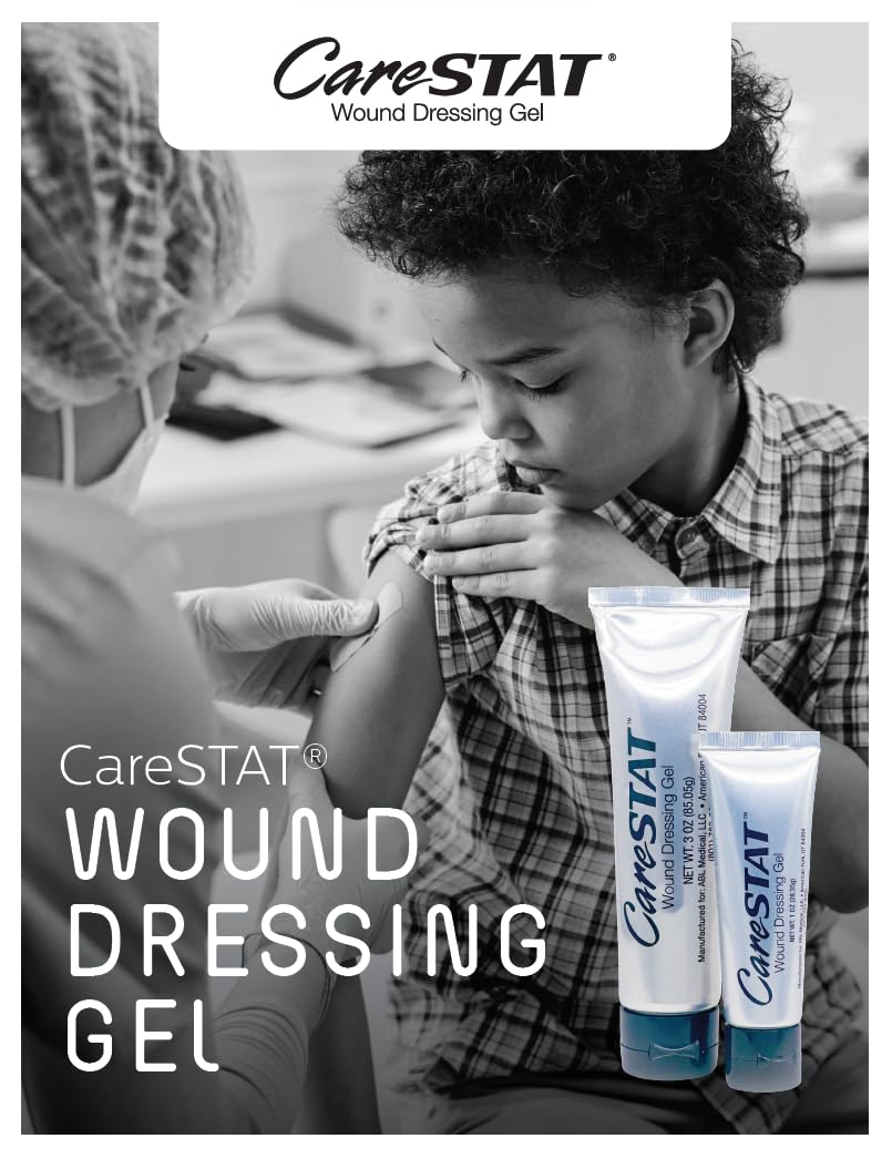 CareSTAT First Aid Kit Gel | 32 PPM Silver Healing Wound Dressing Solution | SilverSol Ag CareSTATUS supplements