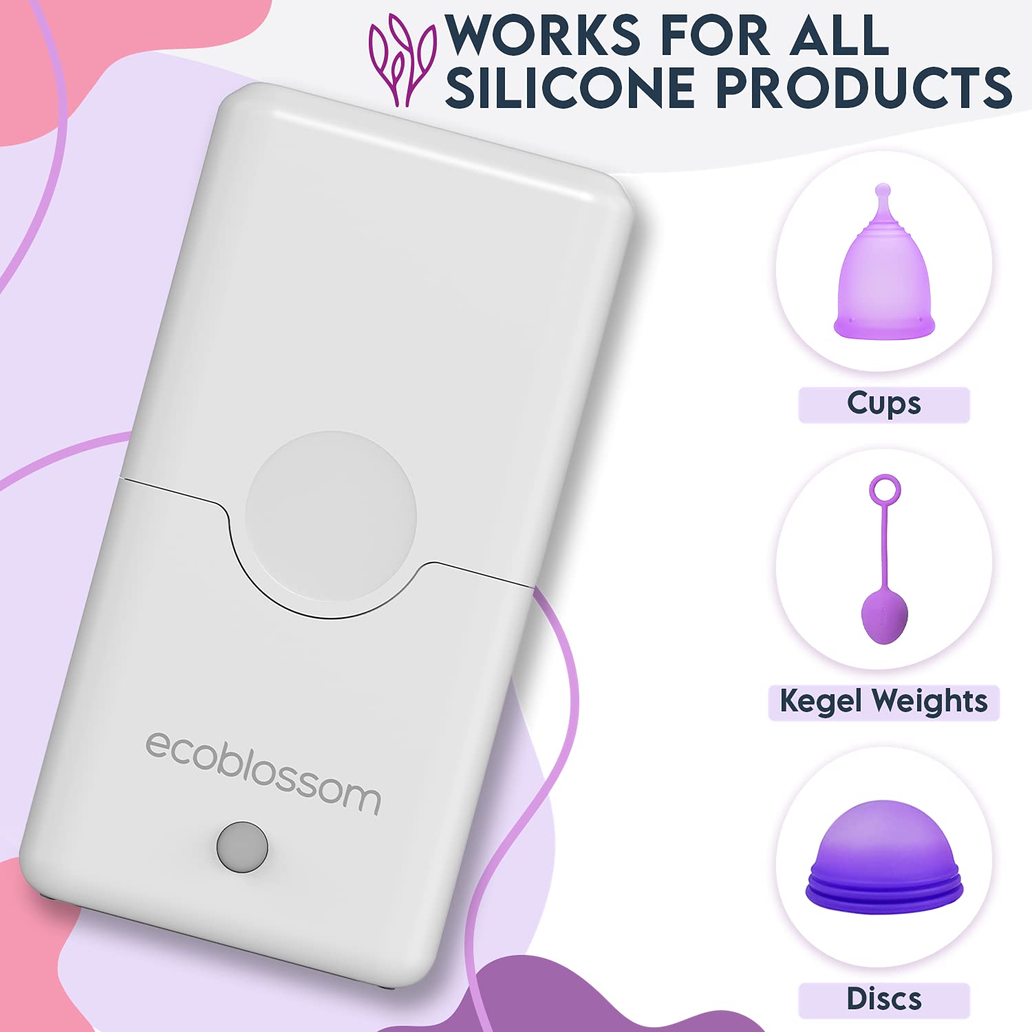 Ecoblossom Menstrual Cup Sterilizer - Modern Menstrual Cup Cleaner Unscented Sanitizer EcoBlossomAu supplements