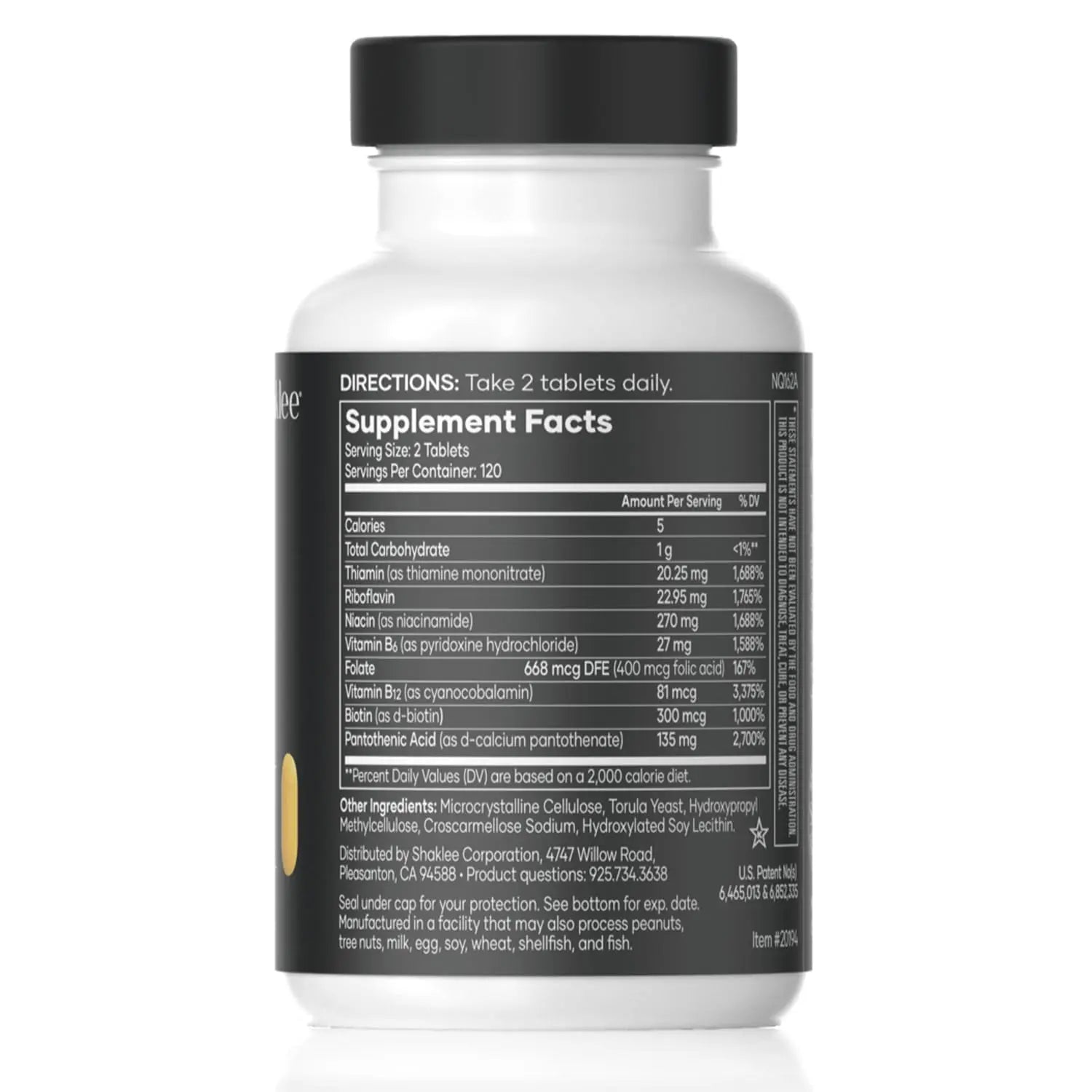 Shaklee - B-Complex- The Ultimate Energy Boost with Patented Bioactivated Absorption System™ - B Vitamins for Enhanced Well-Being ShakleeAu supplements