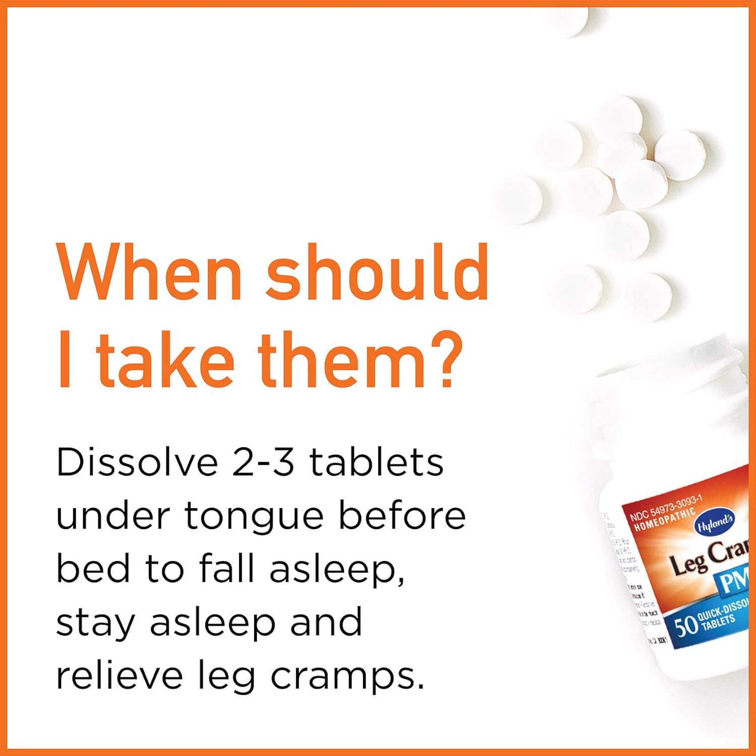 Hyland's Leg Cramps PM With Quinine Tablets 50 ea ( Pack of 6) Hyland'sAu supplements