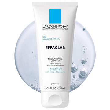 La Roche-Posay Effaclar Medicated Gel Facial Cleanser, Foaming Acne Face La Roche-PosayAu supplements