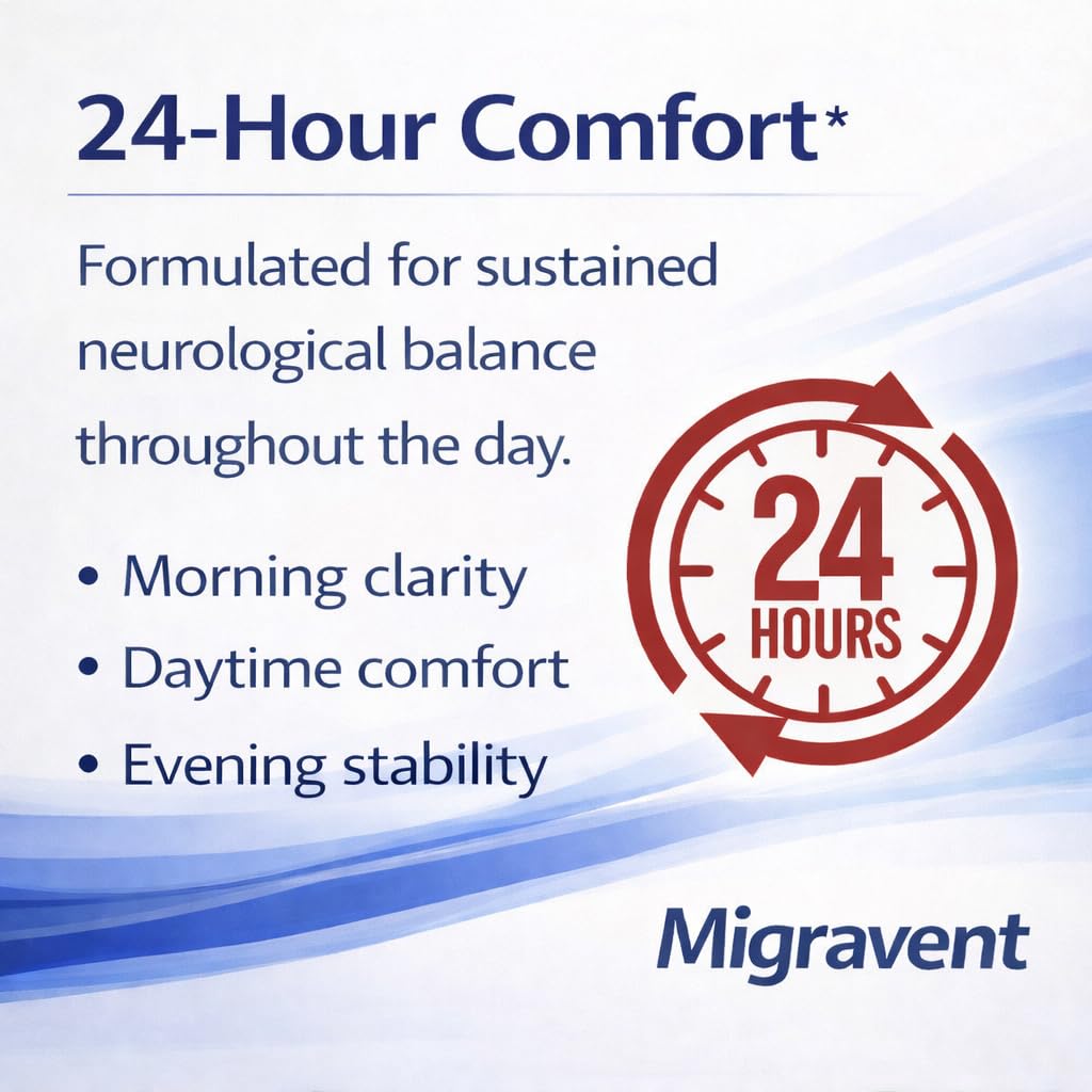Vita Sciences Migravent – Advanced Nutritional Formula with Magnesium, CoQ10, Vitamin B2, and Butterbur for Brain and Circulatory Wellness – 60 Capsules Vita SciencesAu supplements