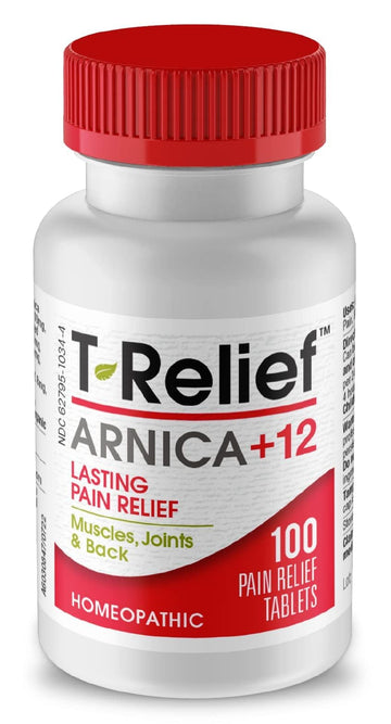 MediNatura T-Relief Arnica +12 Natural Actives - Whole Body Fast-Acting Formula for Women & Men - 100 Tablets MediNaturaAu supplements