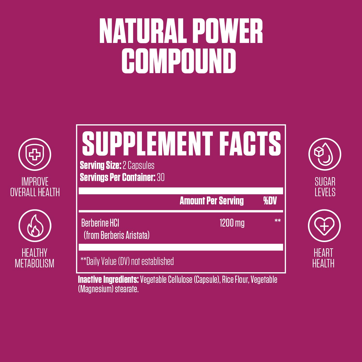 Berberine Extra Strength | #1 Rated Berberine Supplement for Heart Health, Improve Energy EPN SupplementsAu supplements