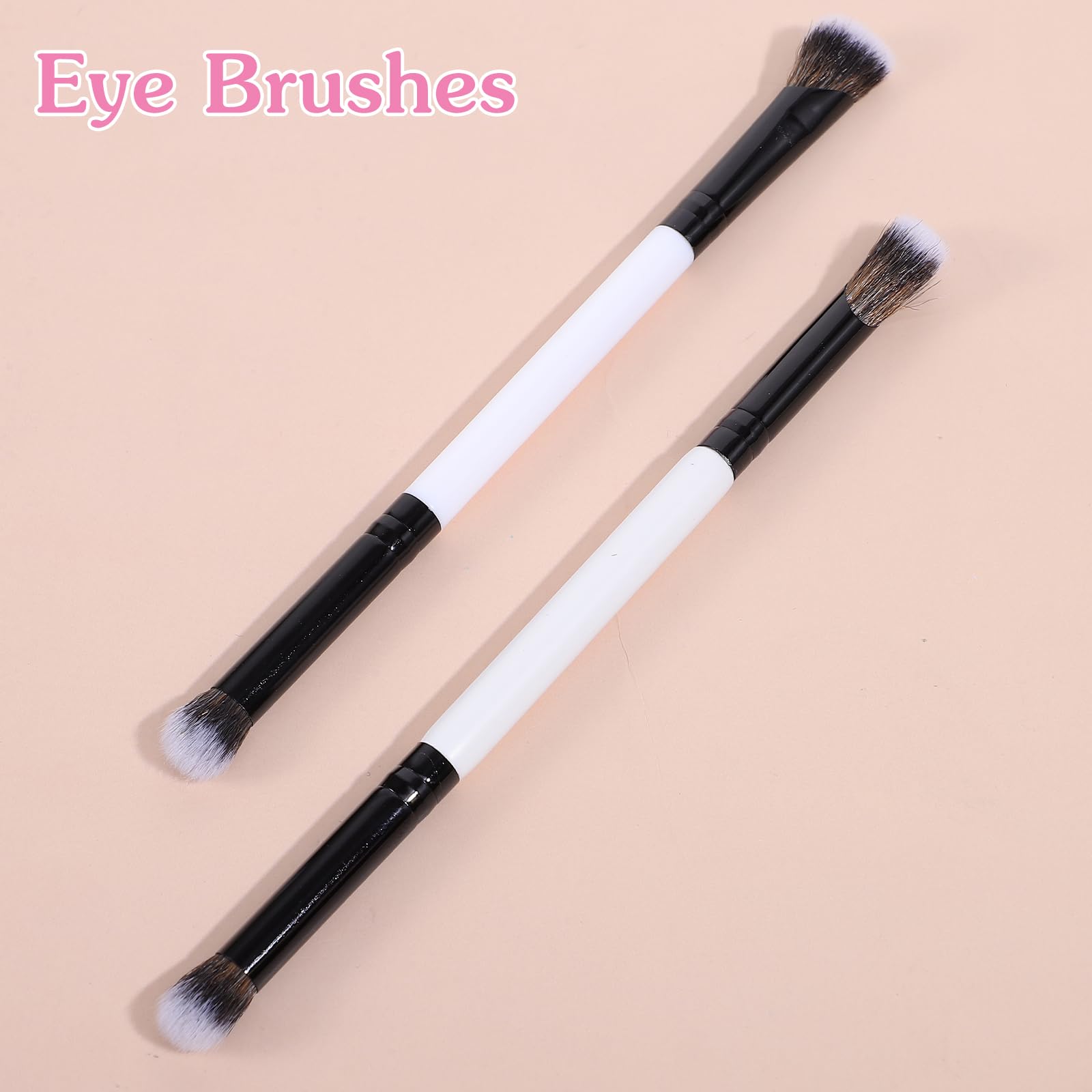 KFHENSOM 4PCS Foundation Contour Conceal Brush Set Dual-Ended Makeup Brushes Set Professional Powder Blush Concealer Eyeshadow Kabuki Foundation Brush Kit for Liquid Loose Powder Cream KFHENSOMRAu supplements