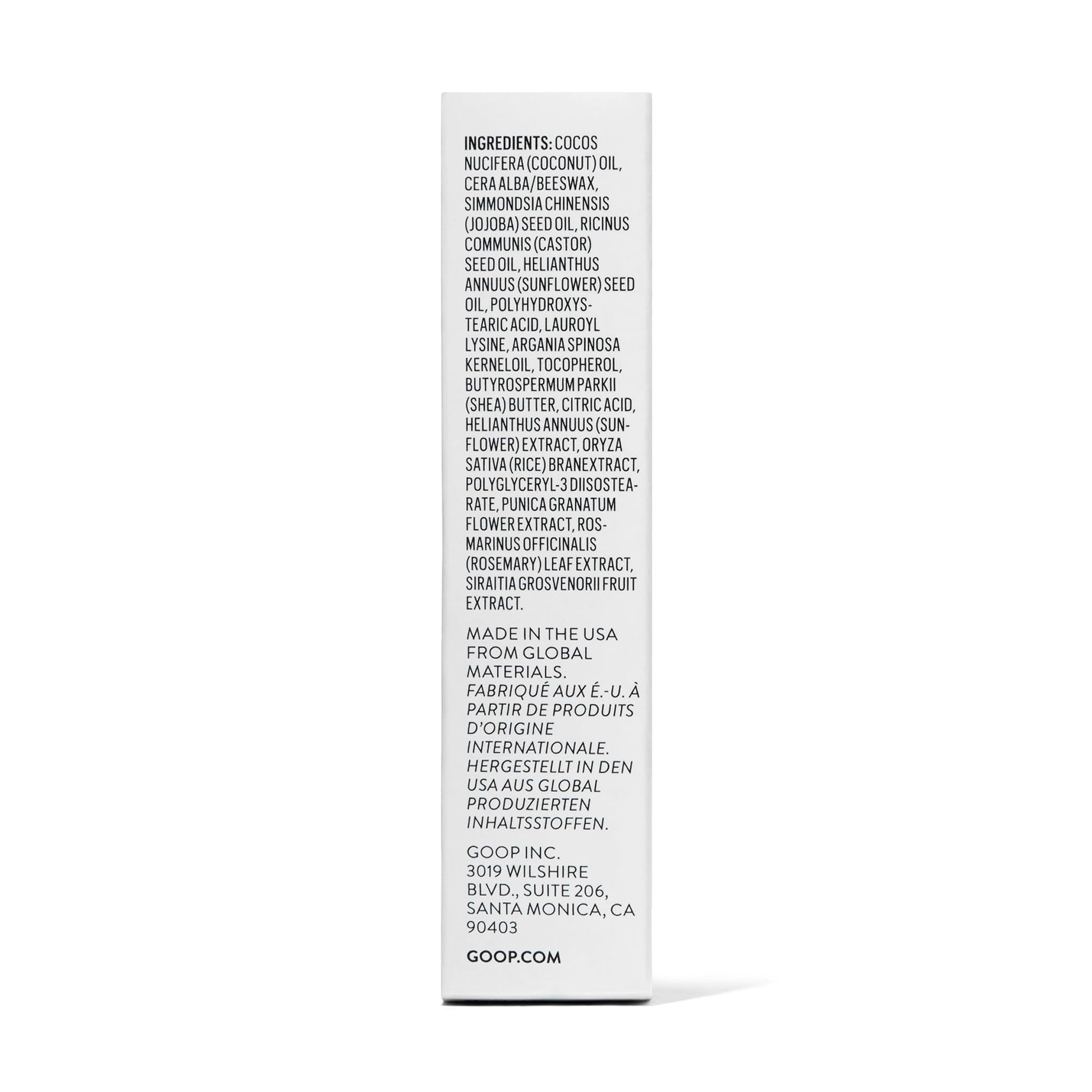 goop Beauty Clean Lip Balm | Dry Lips Treatment | Coconut Oil, Pomegranate Extract, & Shea Butter | Petroleum Free | 0.16 oz goopAu supplements