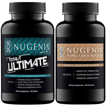 Nugenix Total-T Ultimate Testosterone Booster for Men & Nugenix Nitric Oxide Booster NugenixAu supplements