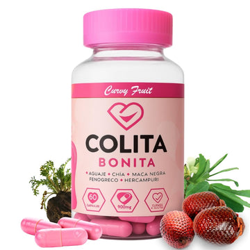 Colita Bonita – Aguaje, Black Maca & Fenugreek Pills – Natural Booty Growth & Hip Shaping Supplement – Supports Curves, Hormonal Balance & Waist Definition – 60 Capsules (30-Day Supply) Curvy FruitAu supplements