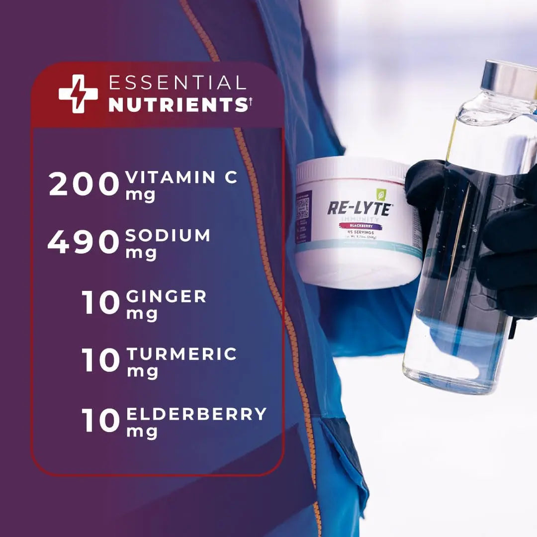 REDMOND Re-Lyte Immunity, Multivitamin Supplement Mix (BlackBerry) REDMONDAu supplements