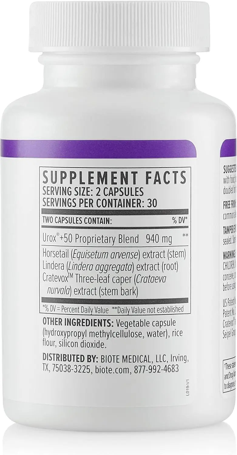 Biote Nutraceuticals - Urox+ - Bladder Health (60 Capsules) BioteAu supplements