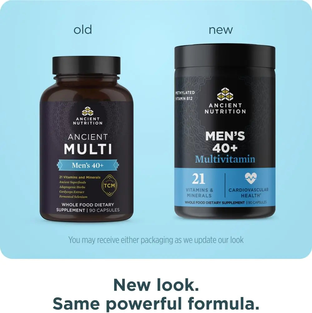 Ancient Nutrition, Multivitamin Mens 40 Plus 3 Day, 90 Count Ancient NutritionAu supplements