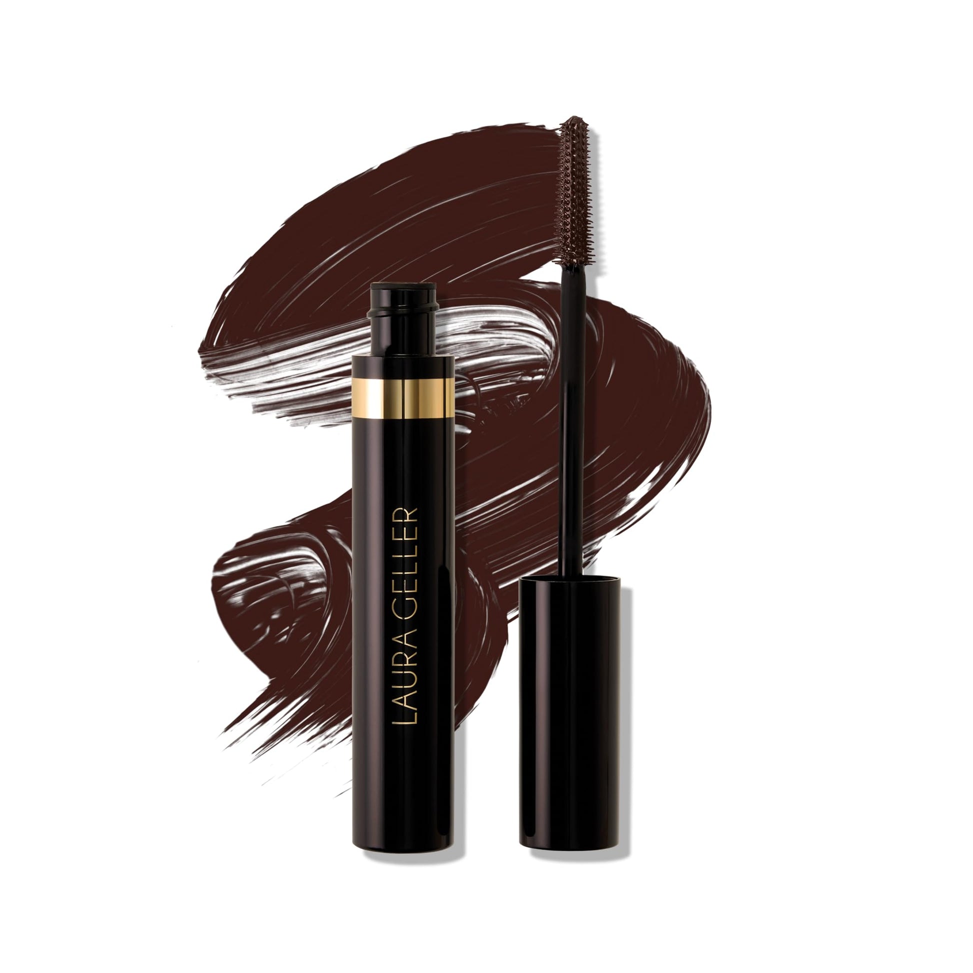 LAURA GELLER NEW YORK Kajal Longwear Mascara, Brown - Lengthening, Defining, Curling, Buildable Formula Eye Makeup - Natural Look for Everyday LAURA GELLER NEW YORKAu supplements