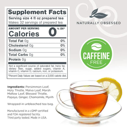 Naturally Obsessed 4 Week DRINK2SHRINK Detox Tea Formula Flat Belly System Detox Kit Naturally ObsessedUS supplements