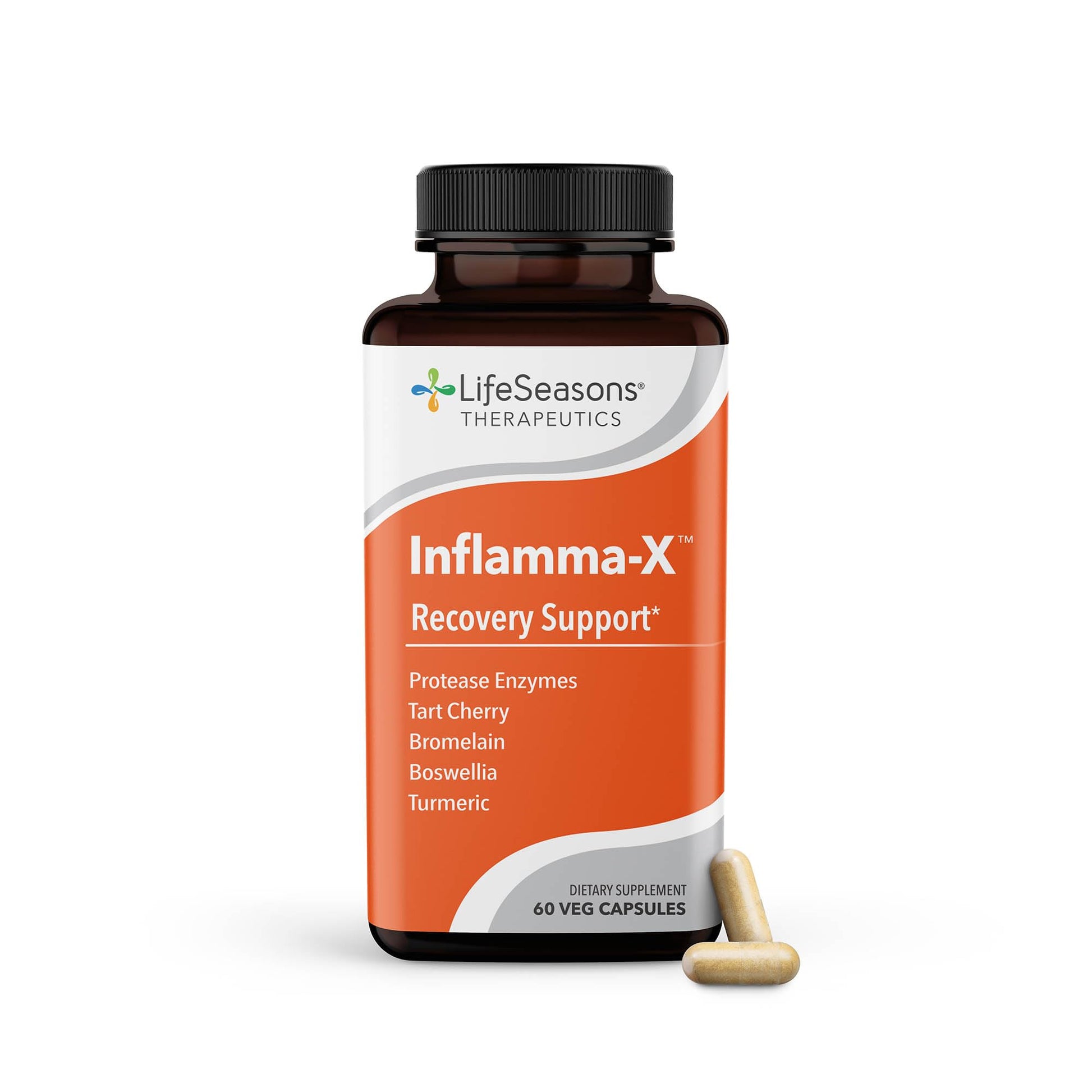 LifeSeasons Inflamma-X Joint & Tissue Support Supplement – Supports Muscle Comfort, Recovery & Flexibility – Herbal Formula with Turmeric, Bromlein, Boswellia & Protease Enzymes – 60 Capsules LifeSeasonsAu supplements