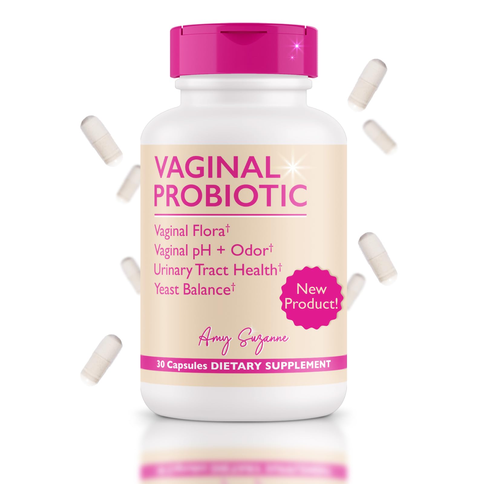 Amy Suzanne Vaginal Probiotics for Women - 10 Billion CFU Probiotic for pH Balance and Urinary Tract Health Amy SuzanneAu supplements
