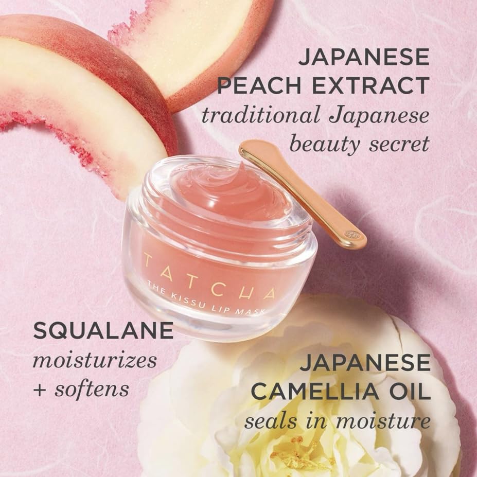 Tatcha Kissu Lip Mask | Overnight Lip Mask, Visibly Plumps and Softens for Lush Lips, 9.0 G | 0.32 oz TATCHAAu supplements