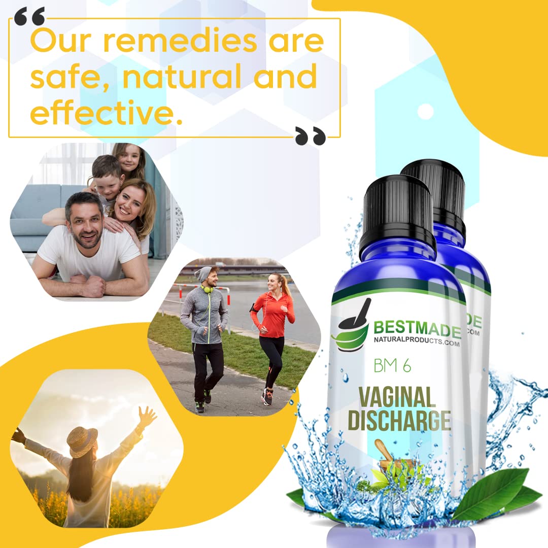 Vaginal Discharge BM6 - Natural Remedy for Leucorrhea, Unusual Vaginal Discharge & Odor, Helps Relieve Bestmade Naturalproducts.comAu supplements