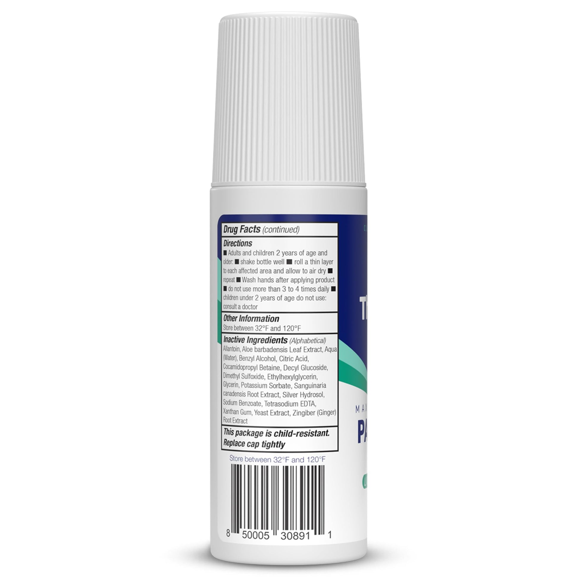 Theraworx Maximum Strength Pain Relief Roll-On with Lidocaine, Fast-Acting - 2.5 Oz - 1 Count TheraworxAu supplements