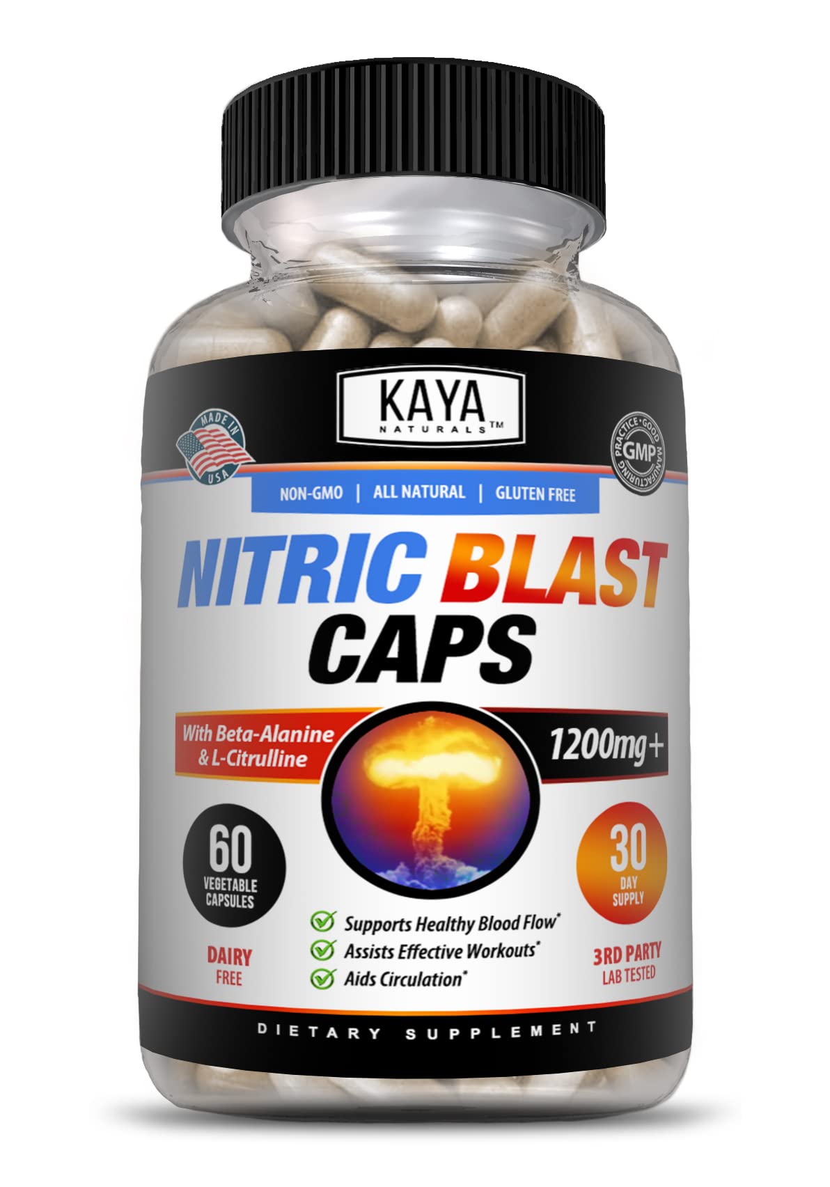 Kaya Naturals - Nitric Blast Potent All-Natural Herbal Supplement for Maximum Health Benefits Kaya NaturalsAu supplements