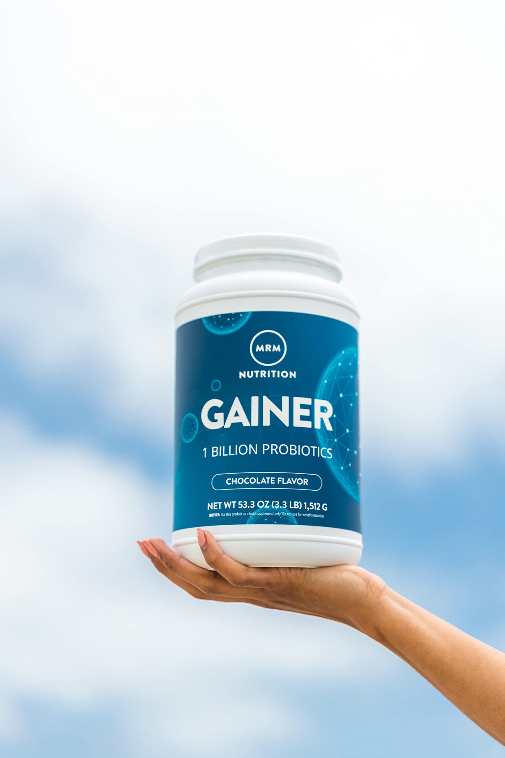 MRM Nutrition Gainer Protein with Probiotics & Postbiotics - Chocolate Flavored for Men & Women, 25g Protein, Whey Protein Concentrate & Isolate, Micellar Casein, & Digestive Enzymes - 18 Servings MRMAu supplements
