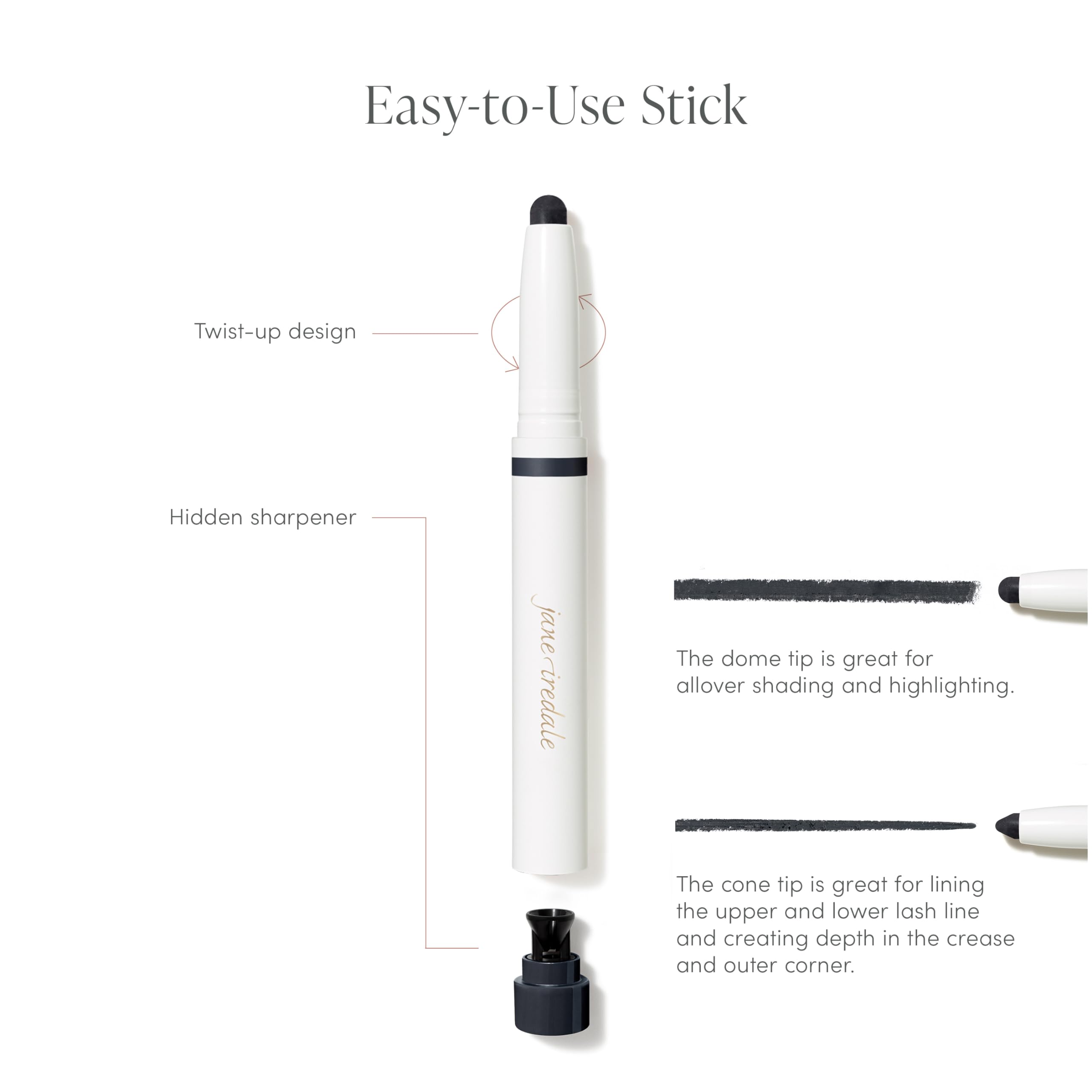 jane iredale ColorLuxe Eye Shadow Stick, Multi-Use Cream to Powder Formula with Sharpener, Highly Pigmented, Buildable, Long-Wear, Vegan, Cruelty-Free, Rosé jane iredaleAu supplements
