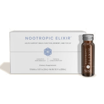 Isagenix Nootropic Elixir- Brain Health & Focus Supplement - Liquid Supplement with Green Tea Extract to Support a Healthy Mindset - 1.69 Oz Bottles (10 Count) IsagenixAu supplements
