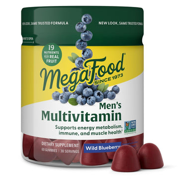 Megafood, Multivitamin Mens Wild Blueberry Gummy, 60 Count MegaFoodAu supplements