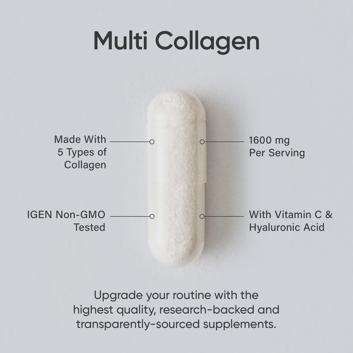 Sports Research Multi Collagen Pills (Type I, II, III, V, X) Hydrolyzed Collagen Peptides Sports ResearchUS supplements