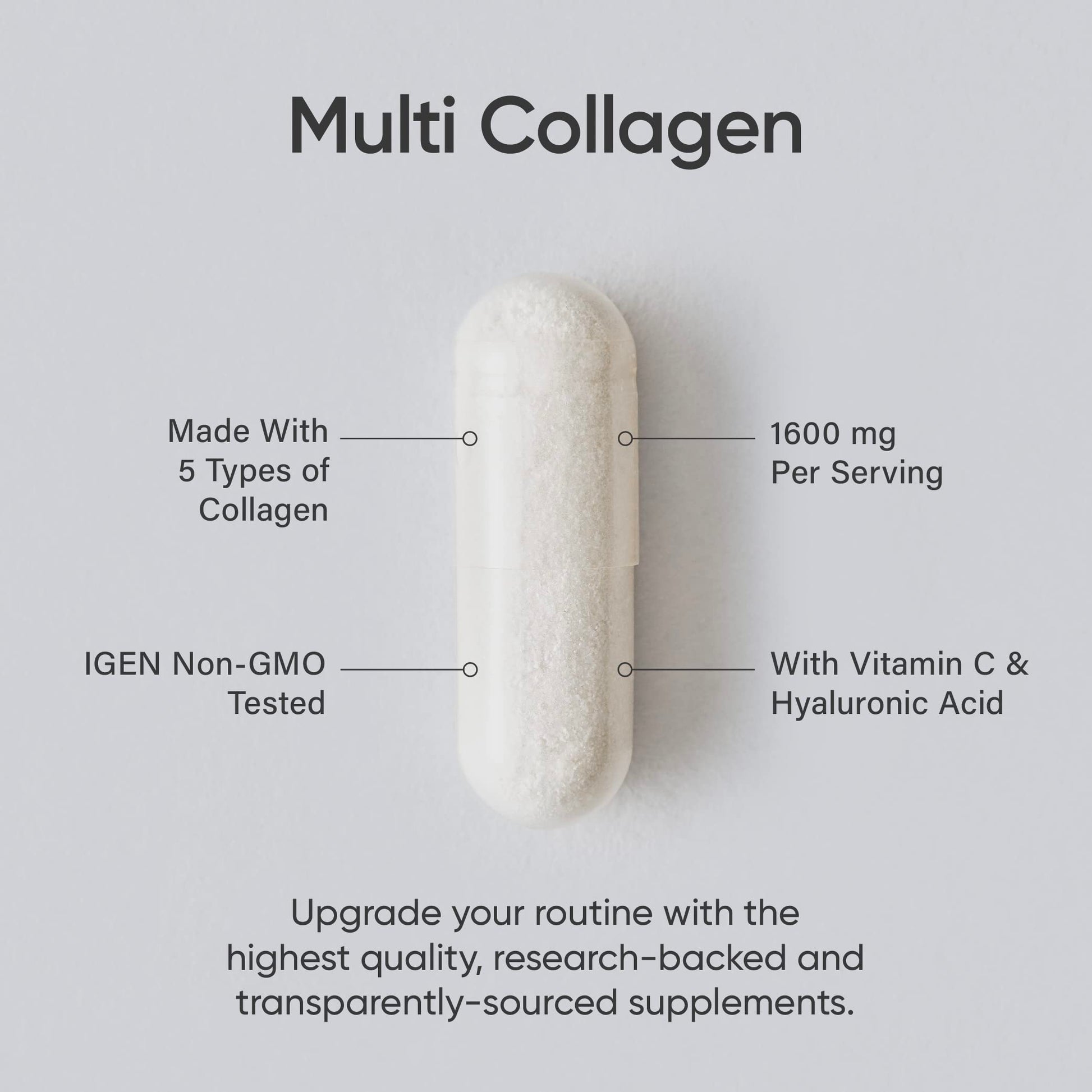 Sports Research Multi Collagen Pills (Type I, II, III, V, X) Hydrolyzed Collagen Peptides Sports ResearchUS supplements
