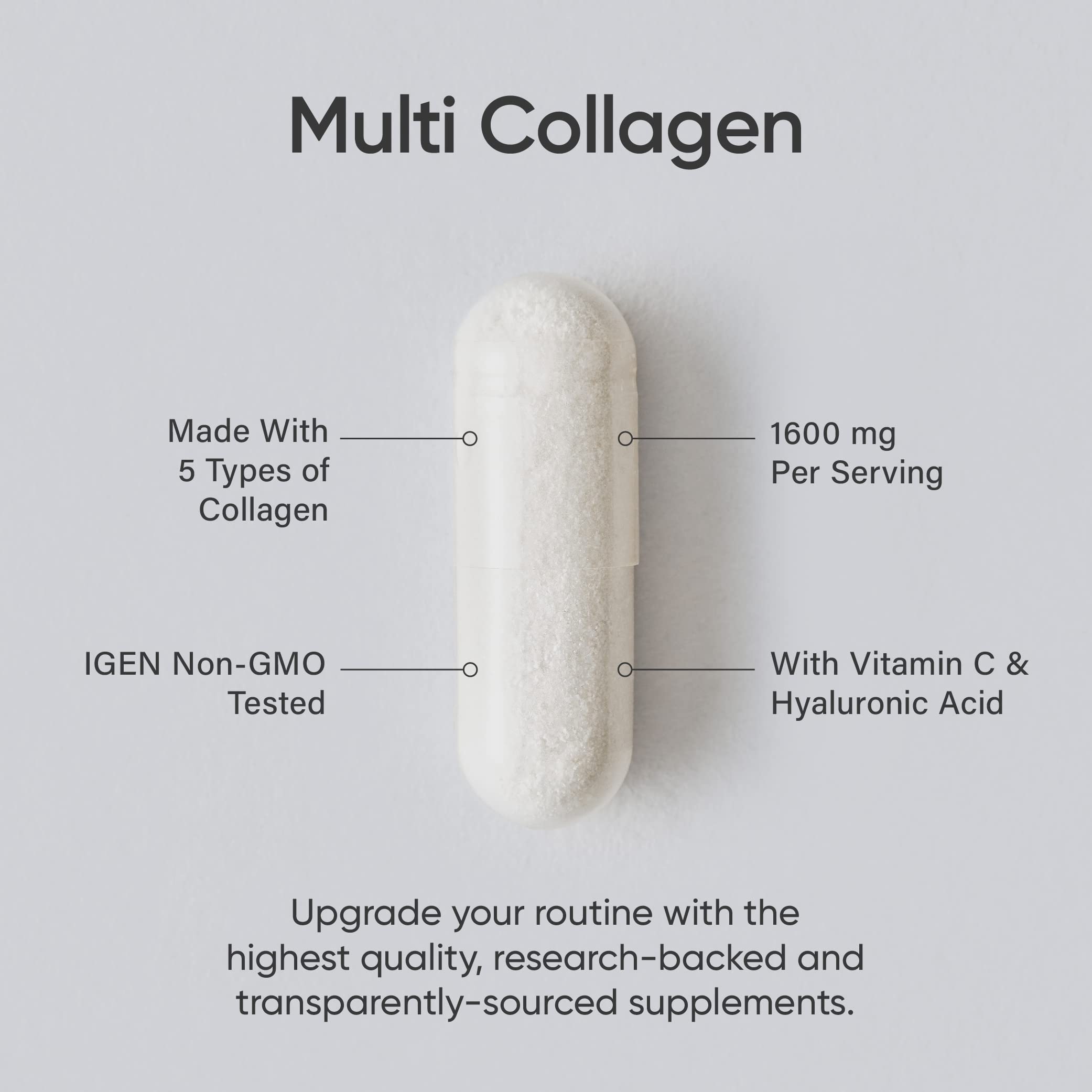 Sports Research Multi Collagen Pills (Type I, II, III, V, X) Hydrolyzed Collagen Peptides Sports ResearchUS supplements