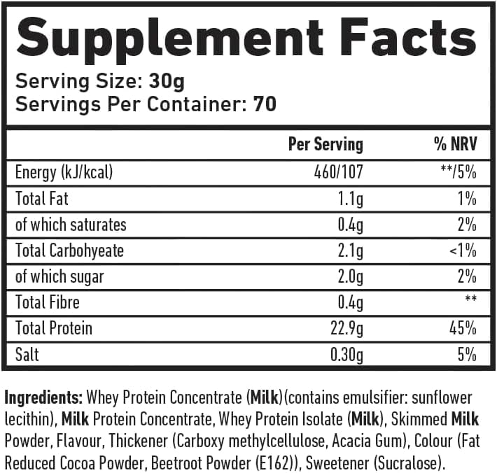 TWP Nutrition Platinum Series All The Whey Up Protein Powder Shake, 23g Whey Protein, Low Fat TWPAu supplements