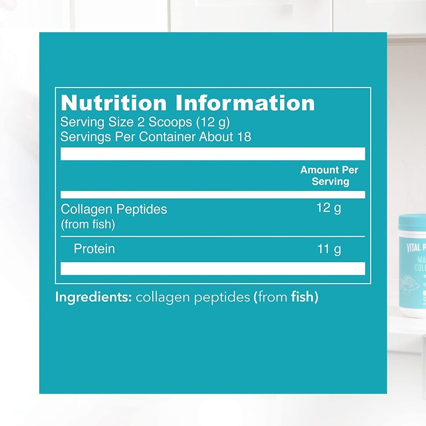 Vital Proteins Marine Collagen Peptides Powder Supplement - Hydrolyzed Collagen TudorUS supplements