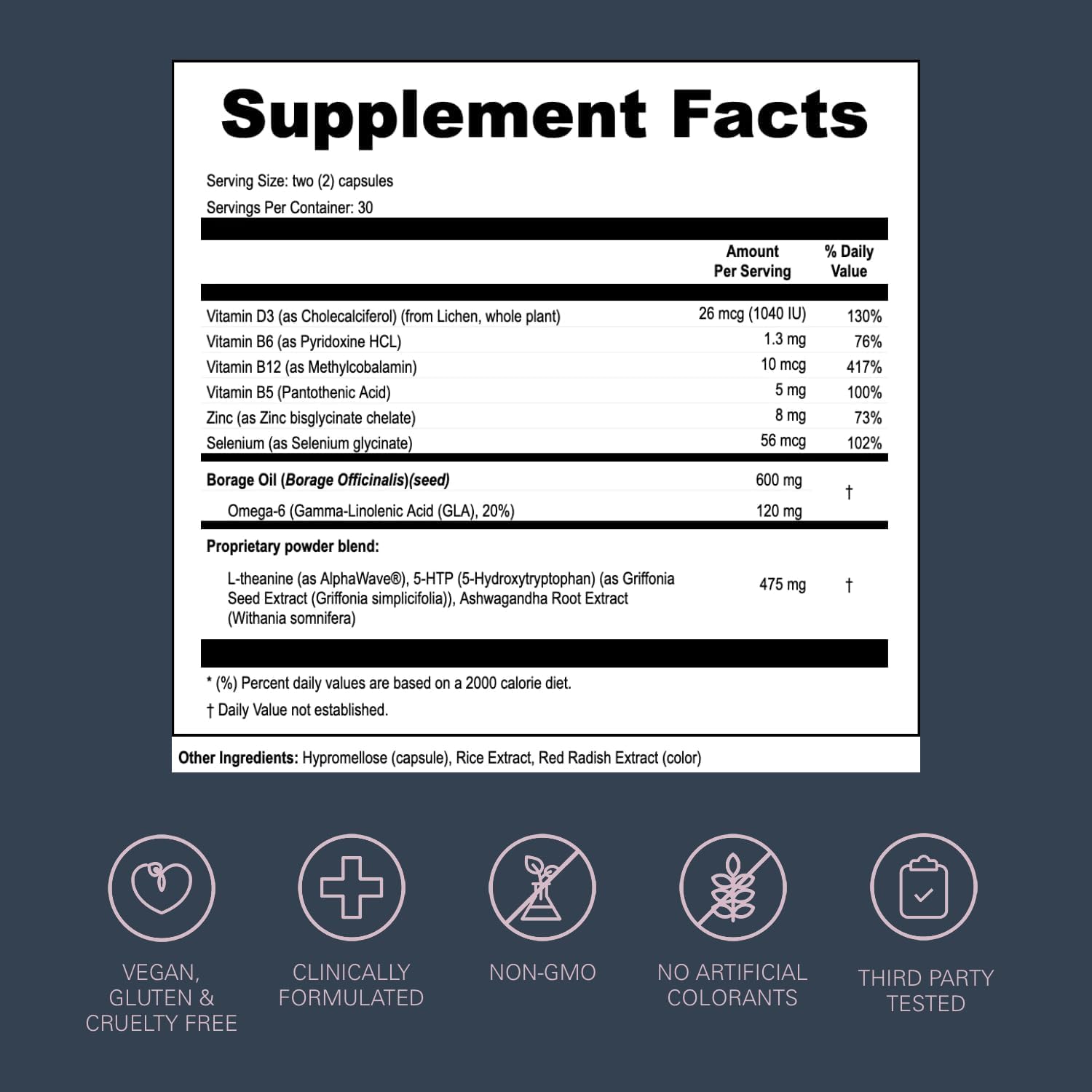 LOONI PMS Relief Balance Beam Supplement for Women – Hormone Balance for Menopause, B12, Omega-6, Zinc & Nootropics – Supports Mood Swings, Cramps, Cravings – 60 Vegan Capsules L·OONIAu supplements