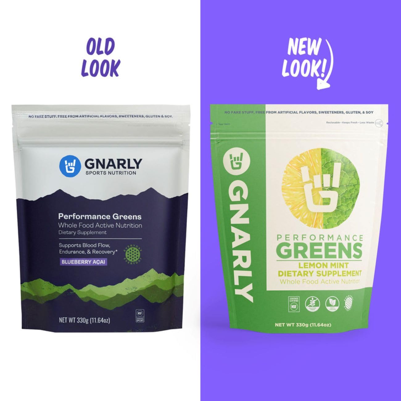 Gnarly Nutrition Greens Superfood Powder – Lemon Mint Performance Super Greens Powder – NSF Contents Certified – Organic, Probiotics & Essential Micronutrients - Lemon Mint, 11.64 oz Gnarly NutritionAu supplements