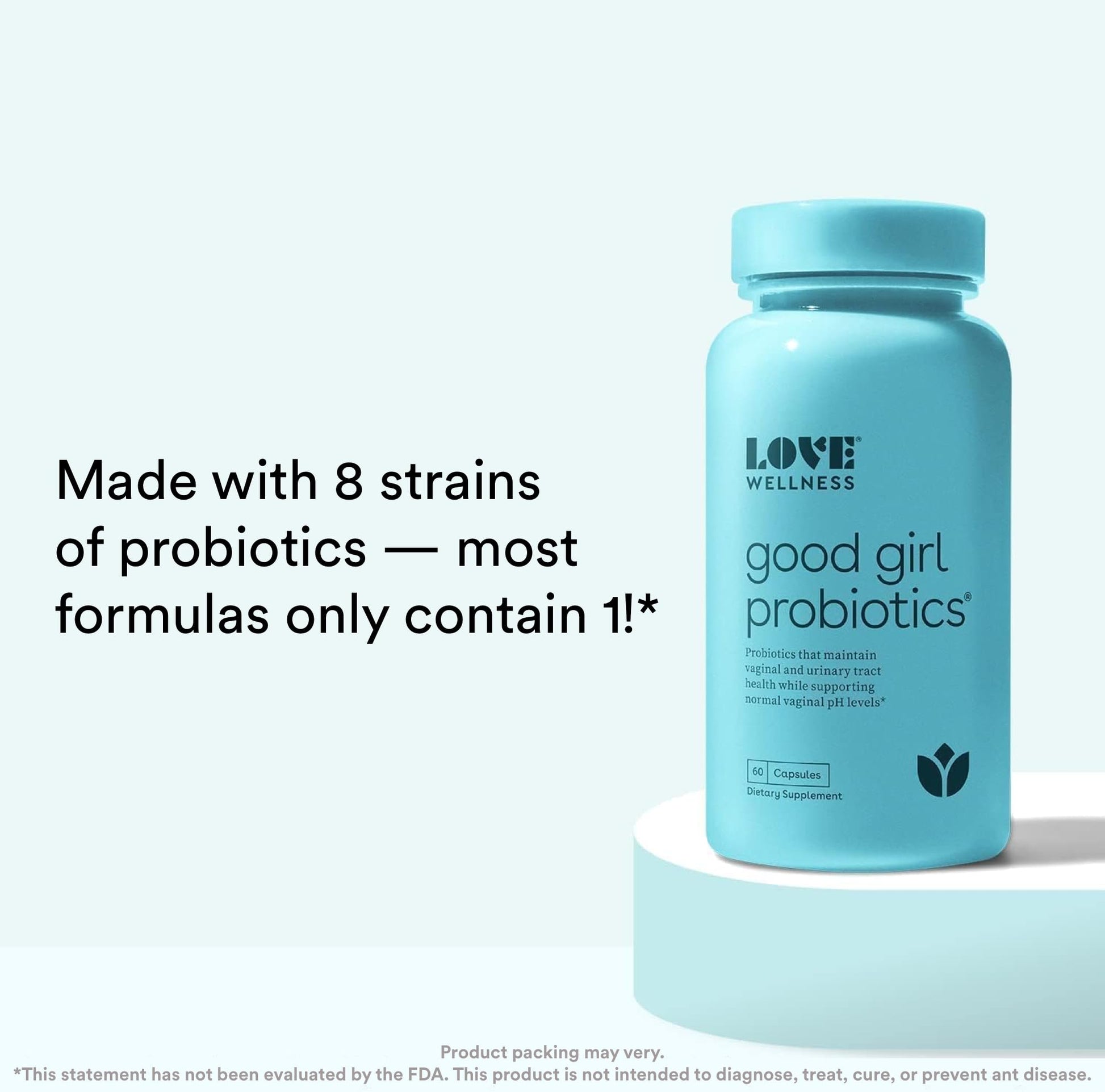 Love Wellness Good Girl Probiotics & The Killer | Vaginal pH Balance Supplement & Boric Acid Suppositories Love WellnessAu supplements