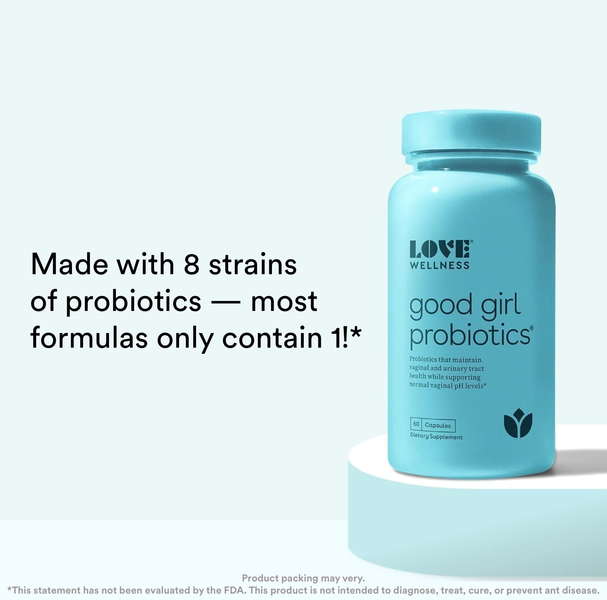 Love Wellness Good Girl Probiotics & The Killer | Vaginal pH Balance Supplement & Boric Acid Suppositories Love WellnessAu supplements