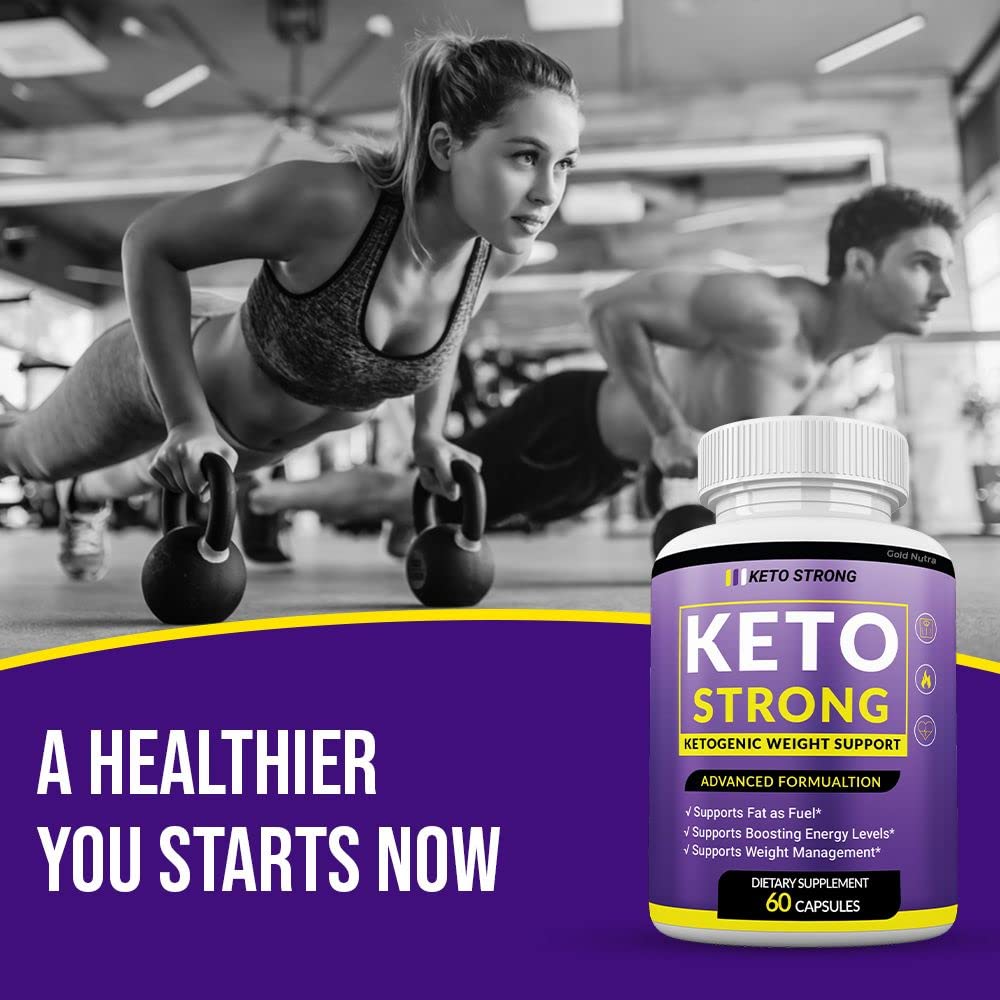 Gold Nutra (3 Pack) Keto Strong Diet Pills, New 2022 Formula, 3 Month Supply Gold NutraUS supplements