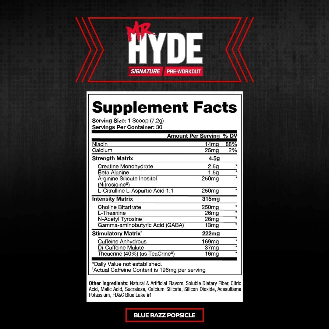 PROSUPPS Mr. Hyde Signature Blue Razz and Hyde Max Pump Blue Razz Bundle PROSUPPSAu supplements